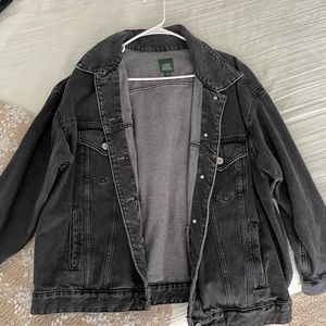 Black jean jacket